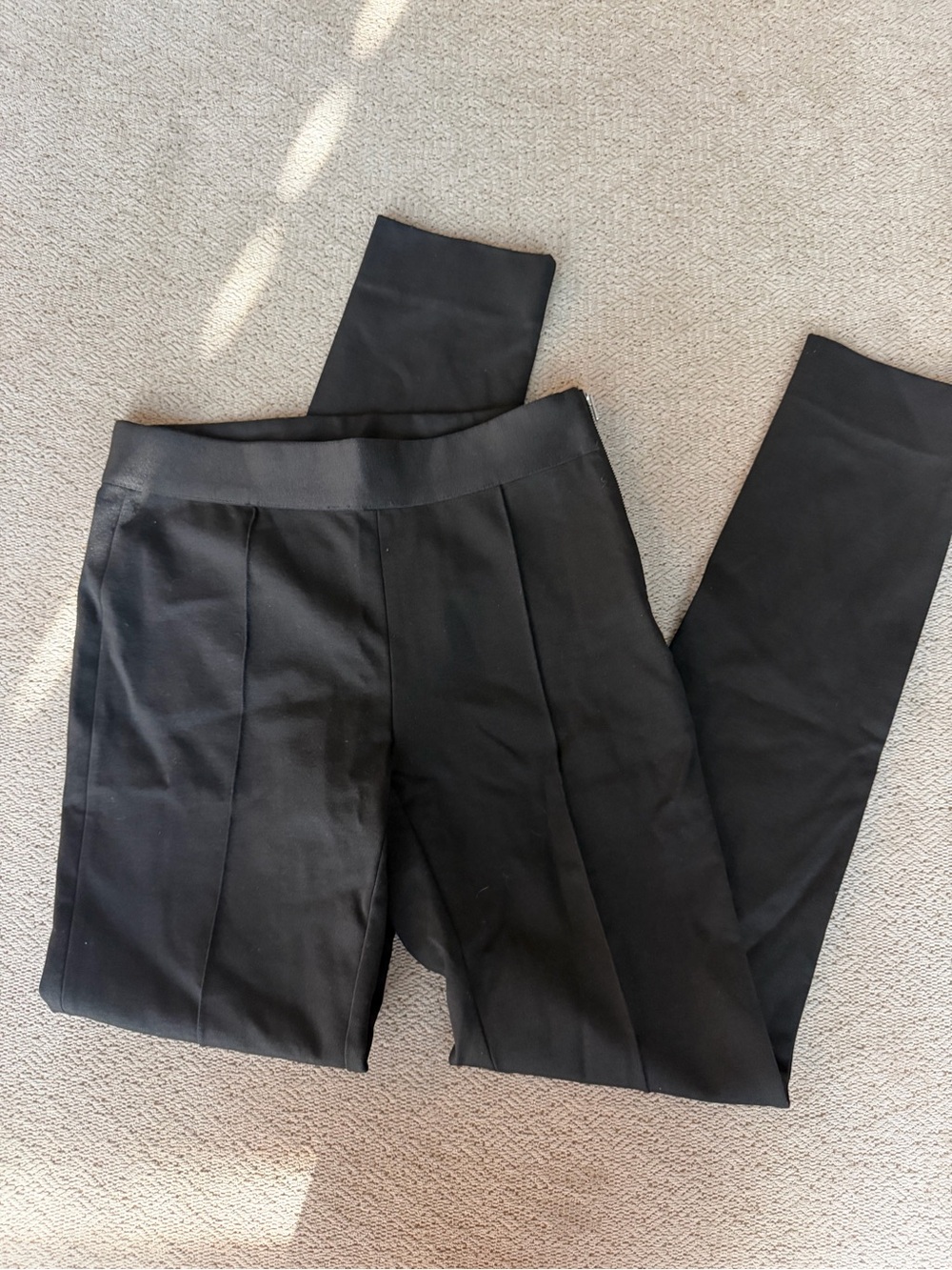 Everlane Black Side-Zip Tailored Work Pants – Size XS